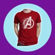 Camiseta Avengers Vingadores Logo Endgame Camisa Rubi Geek