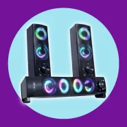 Caixa De Som Pc Gamer SoundBar Speaker Bass LED RGB USB