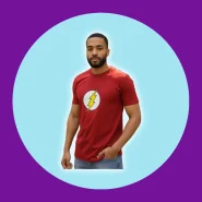 Camiseta The Flash Super Herói Dc Liga Da Justiça