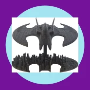 Batwing Batman Action Figure 1989 com Base de Gotham