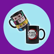 Caneca Porcelana Personalizada Anime Demon Slayer Kimetsu no Yaiba