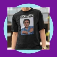 Camiseta Bruno Mars Reginaldo Rossi Meme