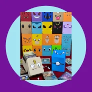 Porta Cartas Caixa Deck Box para Pokémon TCG  Vários personagens