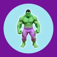 Hulk Action Figure Marvel 3D 24cm