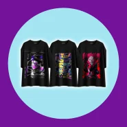 Kit 3 Camisetas Camisa Oversized Unissex Street Blusa Animes
