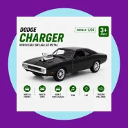Dodge Charger 1970 Miniatura 1:24 Velozes e Furiosos