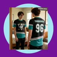 Camiseta Super Patos Hockey Thunderbeak