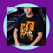 Camiseta One Punch Man Saitama e Garou Estilo HQ 100% Algodão