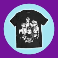 Camiseta Yu Yu Hakusho Monocromática Unissex Oversized