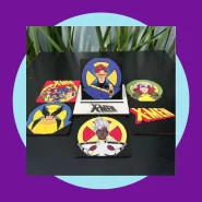 Kit Porta Copos Geek X-Men Clássico 6 Unidades