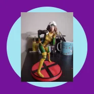 Vampira XMen Marvel Action Figure18cm em PLA Pintada à Mão