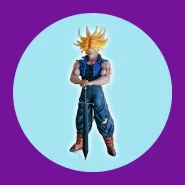 Trunks do Futuro Dragon Ball Action Figure em PVC