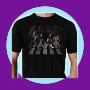 Camiseta Turma Do Chaves Abbey Road 100% Algodão