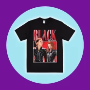 Camiseta Natasha Romanoff Black Widow 90 Vintage