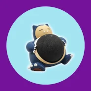 Suporte Alexa Echo Dot 4 5 Snorlax Pokemon