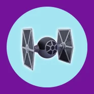 Suporte Alexa Echo Dot 4/5 Star Wars Tie Fighter