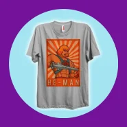 Camiseta Unissex Algodão HeMan Desenho Clássico