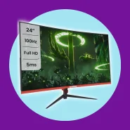 Monitor Gamer Curvo CZ238F Concórdia 23.8 100hz LED Full HD HDMI VGA