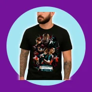Camiseta Resident Evil Leon Nerd Geek Game Algodão