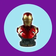 Busto Estátua Action Figure Homem de Ferro Prime Resina