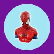 Busto Prime Action Figure Homem Aranha Marvel em Resina