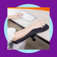 Apoio Ergonômico de Braço Para Computador e Notebook