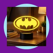 Luminária Led 3D Batman Multicores
