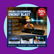 Lâmpada Noturna Goku Kamehameha