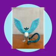 Miniatura Articuno Pokémon Lendário 15cm Impressão 3D