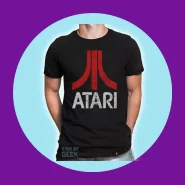Camiseta Atari Games Geek Retrô Anos 80