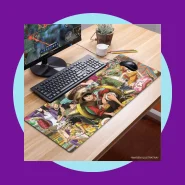 Mouse Pad Gamer 65x32cm Estampa Anime One Piece
