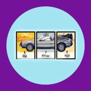 Kit 3 Placas Back To The Future Quadros Decorativos Para Sala Quarto Geek Nerd