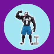 Venom Maromba Action Figure 18cm Decoração Academia Marvel
