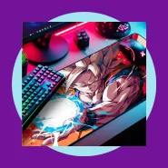MousePad Gamer com Estampas Diversos Animes e Jogos