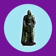 Doutor Destino Vilão Estatueta Dr Doom Marvel Action Figure