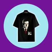 Camiseta Oversized Plus Size The Office Godfather