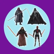 Darth Vader, Darth Maul, Darth Sidious, Action Figures em PVC
