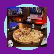 Tábua Petisqueira Star Wars Millennium Falcon Presente Geek Decoração Cozinha
