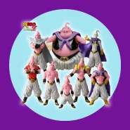 Action Figure Majin Boo Dragon Ball Miniatura Todas as Transformações