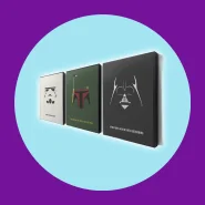 Kit de Quadros Minimalista Star Wars Dark Side com Moldura