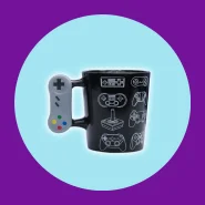 Caneca Gamer Geek Joystick 3D Porcelana 350ml