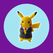 Pikachu Executivo Divertido Decoração Gamer Office Escritório