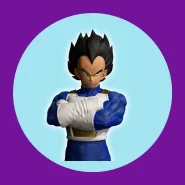Vegeta Dragon Ball Action Figure 18cm em Resina