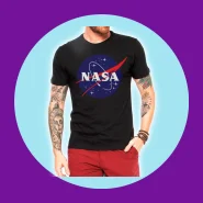 Camiseta da Nasa Geek Malha 100% algodão