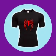 Camiseta Dry Fit Homem Aranha Manga Curta e Comprida
