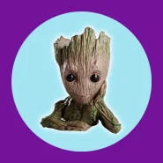 Action Figure Groot Vaso Colecionável