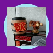 Barril Donkey Kong Impressão 3D Colorida