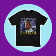 Camiseta Estampada Meme Paul Walker Eu Odeio o Detran Velozes e Furiosos Brian