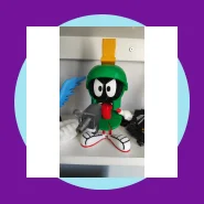 Marvin Alienígena Marciano Verde da Looney Tunes Impressão 3D
