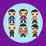 Série Supernatural Dean, Sam, Castiel, Crowley Action Figure